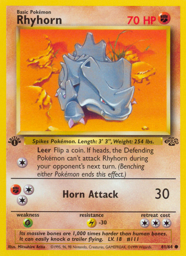 Rhyhorn (Jungle 61)