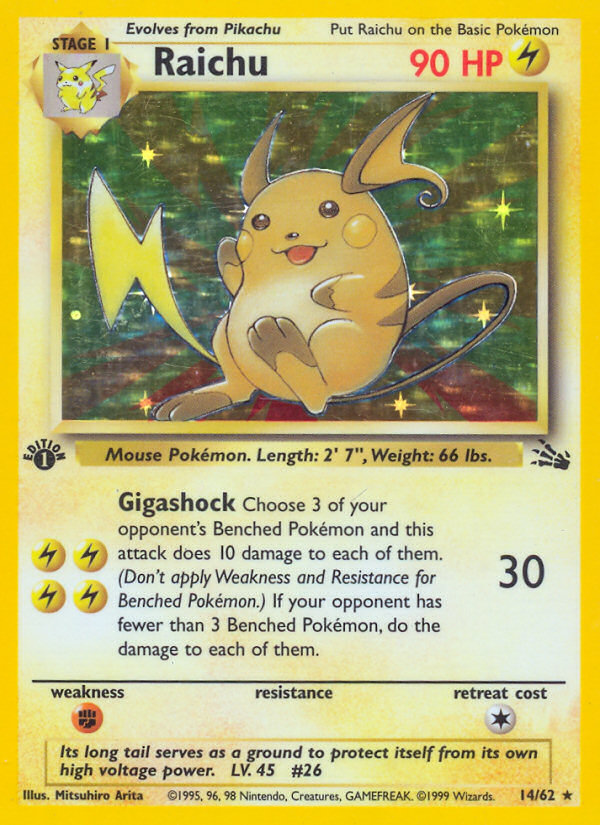 Raichu (Fossil 14)