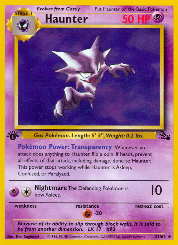 Haunter (Fossil 21)