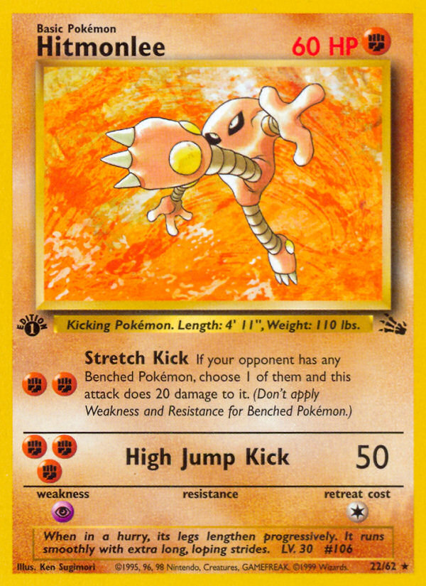 Hitmonlee (Fossil 22)