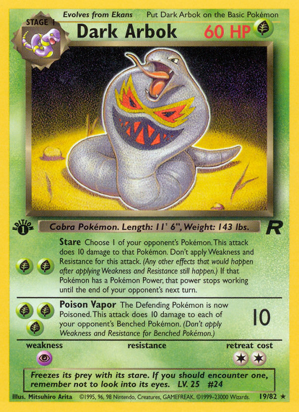 Dark Arbok (Team Rocket 19)