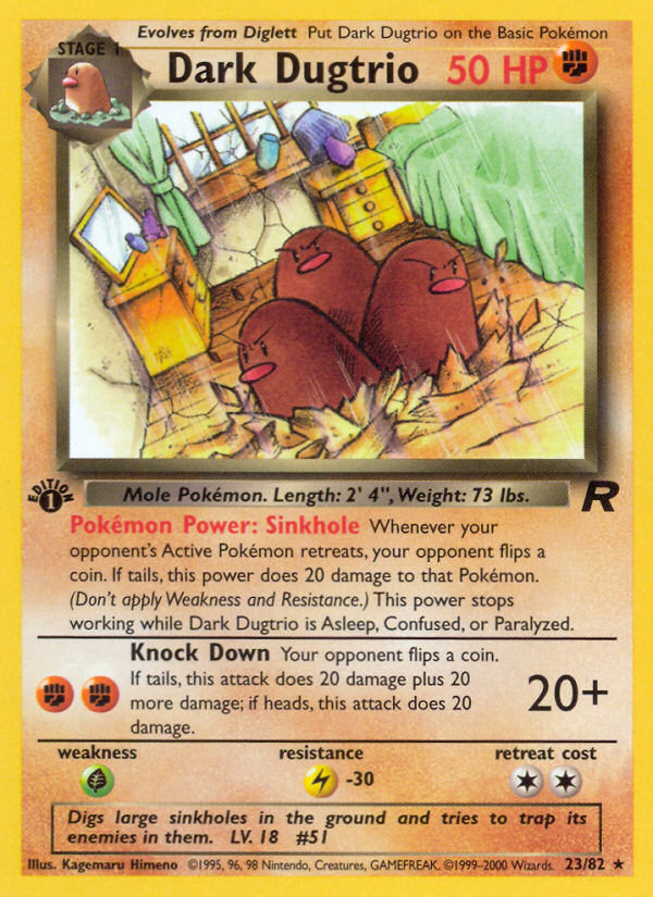 Dark Dugtrio (Team Rocket 23)