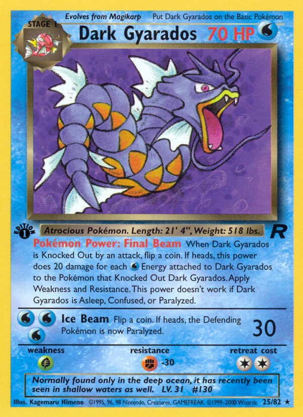 Dark Gyarados (Team Rocket 25)