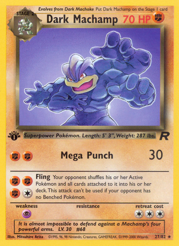Dark Machamp (Team Rocket 27)