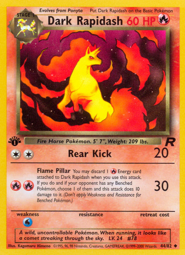 Dark Rapidash (Team Rocket 44)