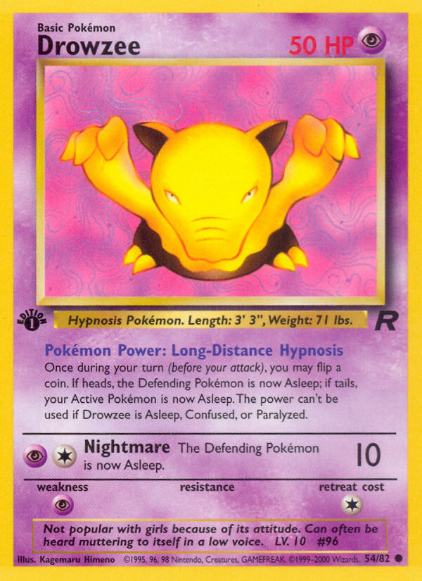 Drowzee (Team Rocket 54)
