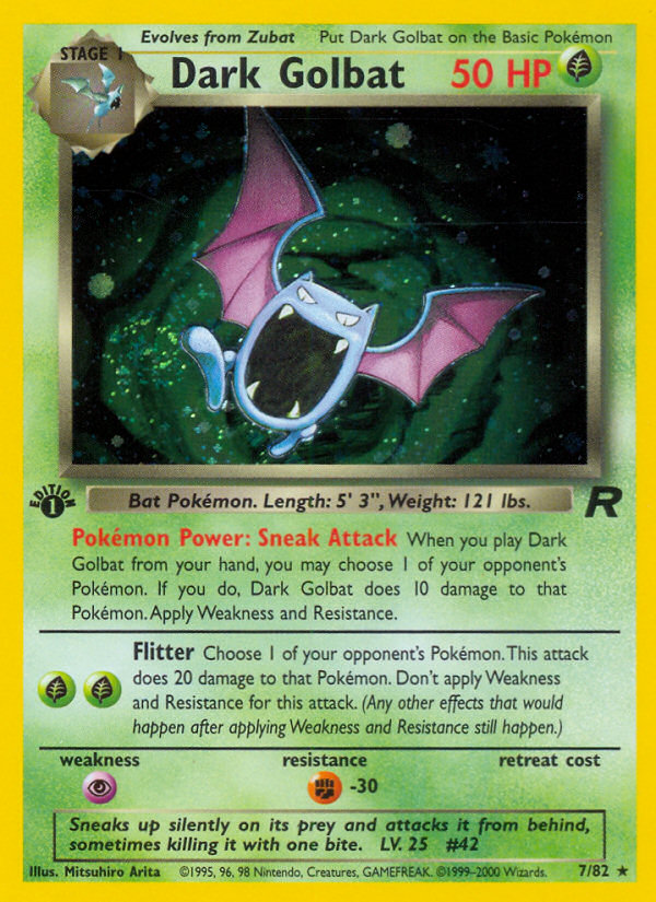 Dark Golbat (Team Rocket 7)