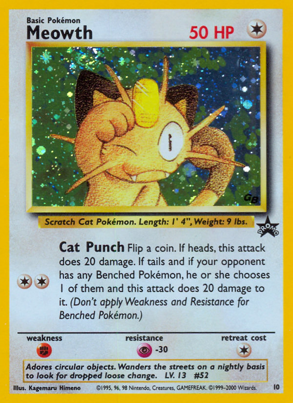 Meowth (Wizards Black Star Promos 10)