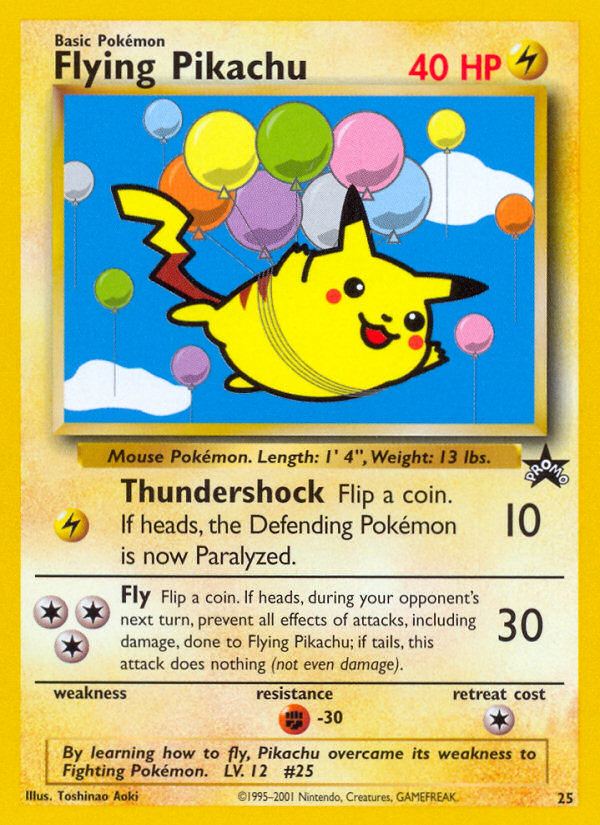 Flying Pikachu (Wizards Black Star Promos 25)