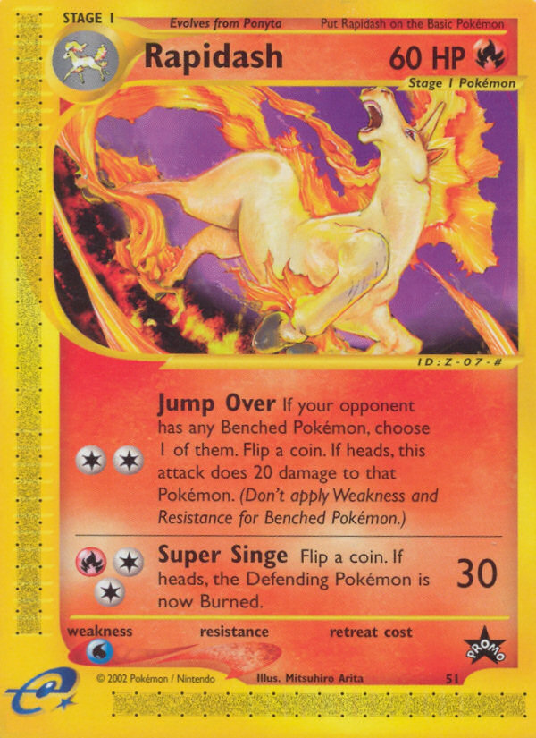 Rapidash (Wizards Black Star Promos 51)