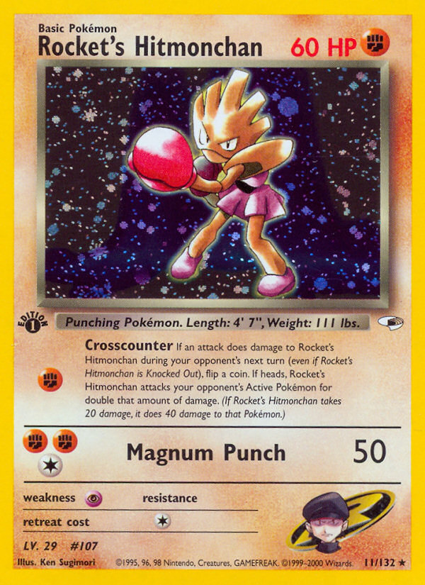 Rocket's Hitmonchan (Gym Heroes 11)