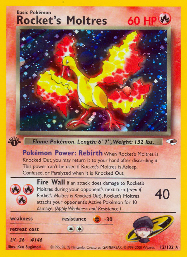 Rocket's Moltres (Gym Heroes 12)