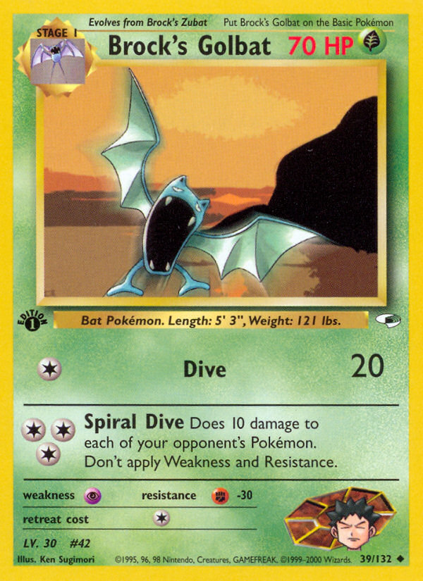Brock's Golbat (Gym Heroes 39)