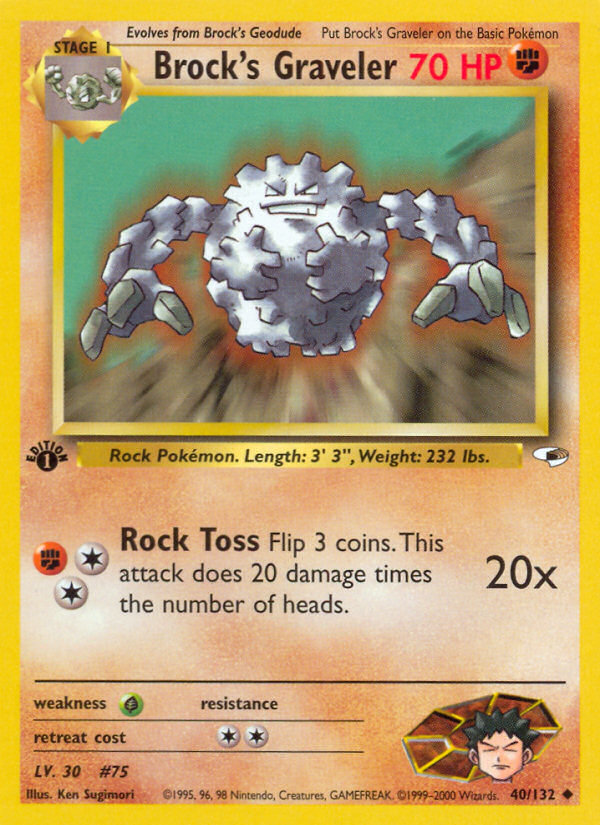 Brock's Graveler (Gym Heroes 40)