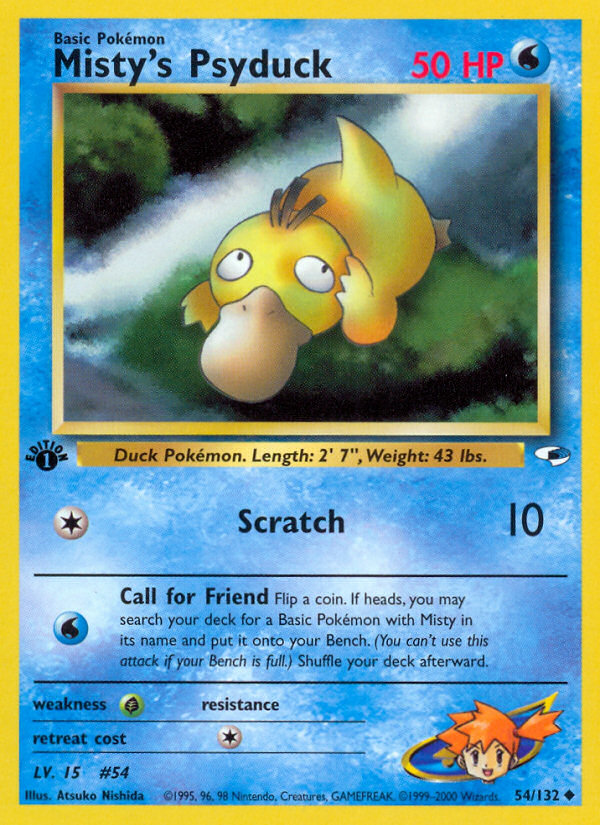 Misty's Psyduck (Gym Heroes 54)