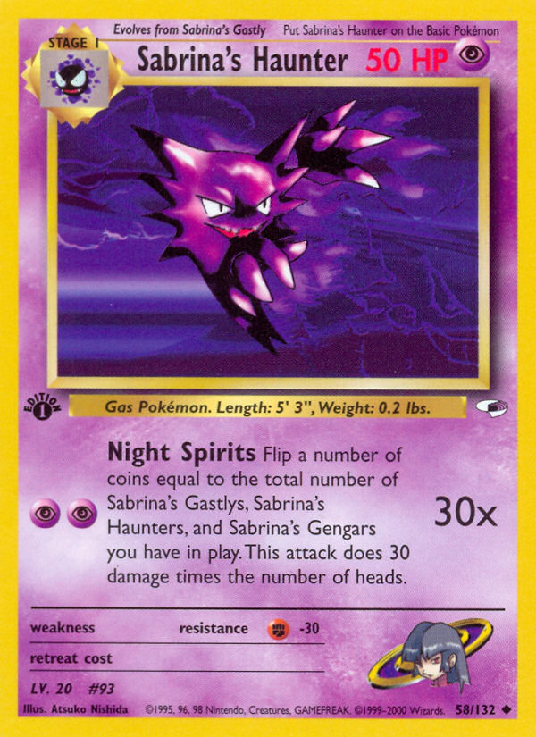 Sabrina's Haunter (Gym Heroes 58)