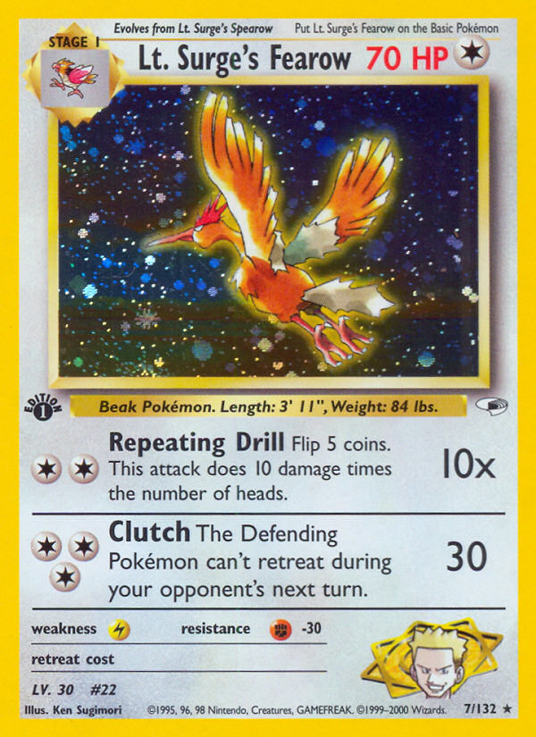 Lt. Surge's Fearow (Gym Heroes 7)