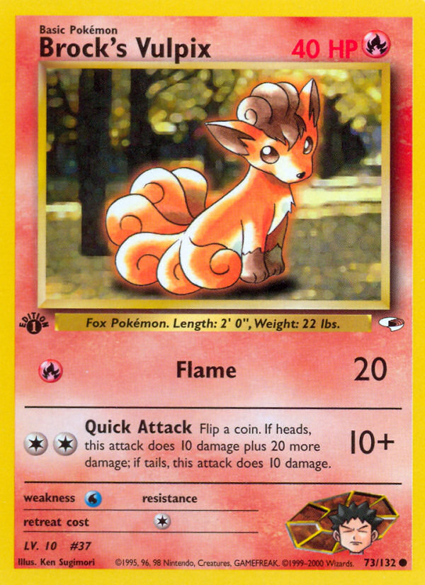 Brock's Vulpix (Gym Heroes 73)