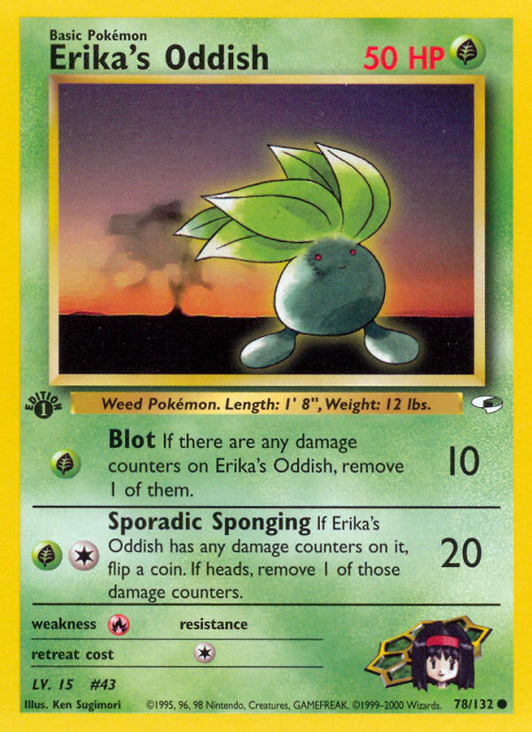Erika's Oddish (Gym Heroes 78)