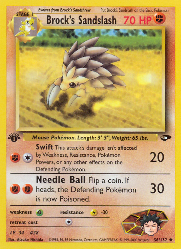 Brock's Sandslash (Gym Challenge 36)