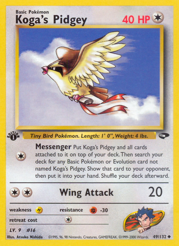 Koga's Pidgey (Gym Challenge 49)