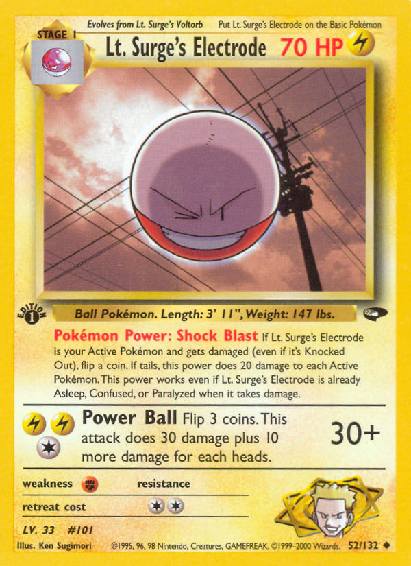 Lt. Surge's Electrode (Gym Challenge 52)