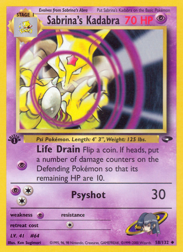 Sabrina's Kadabra (Gym Challenge 58)