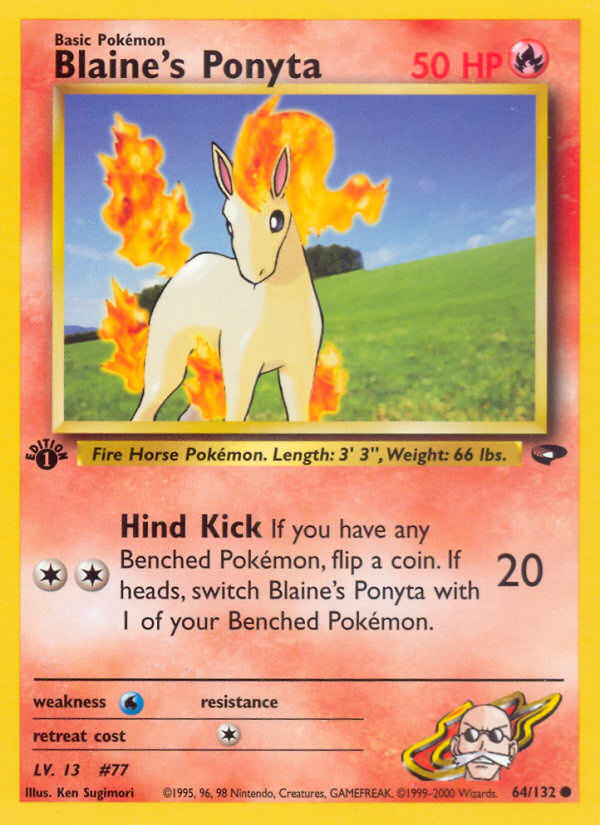 Blaine's Ponyta (Gym Challenge 64)