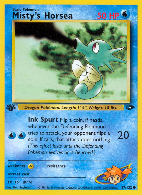 Misty's Horsea (Gym Challenge 87)