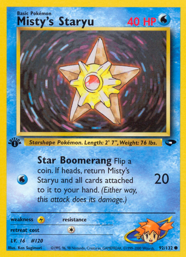 Misty's Staryu (Gym Challenge 92)