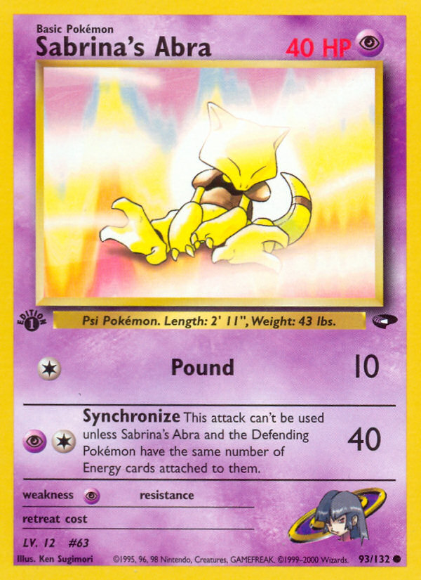 Sabrina's Abra (Gym Challenge 93)