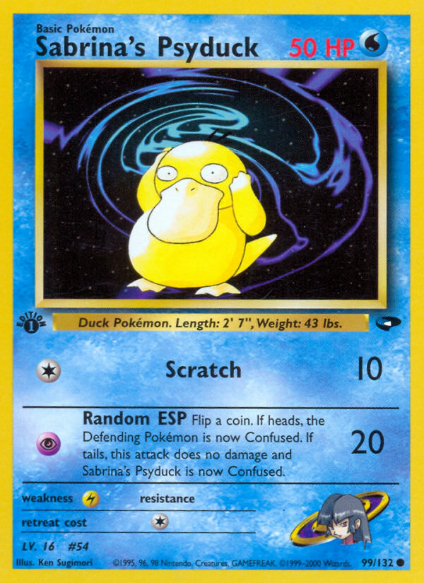 Sabrina's Psyduck (Gym Challenge 99)