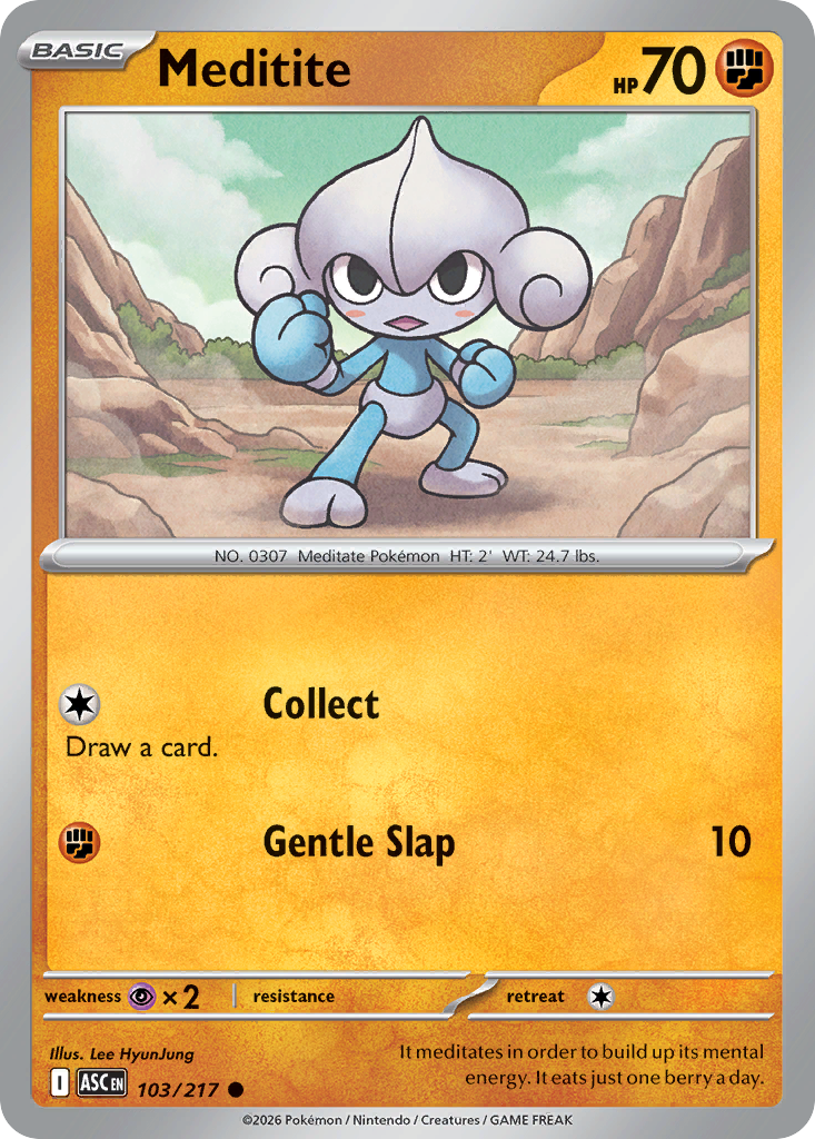 Meditite (Ascended Heroes 103)
