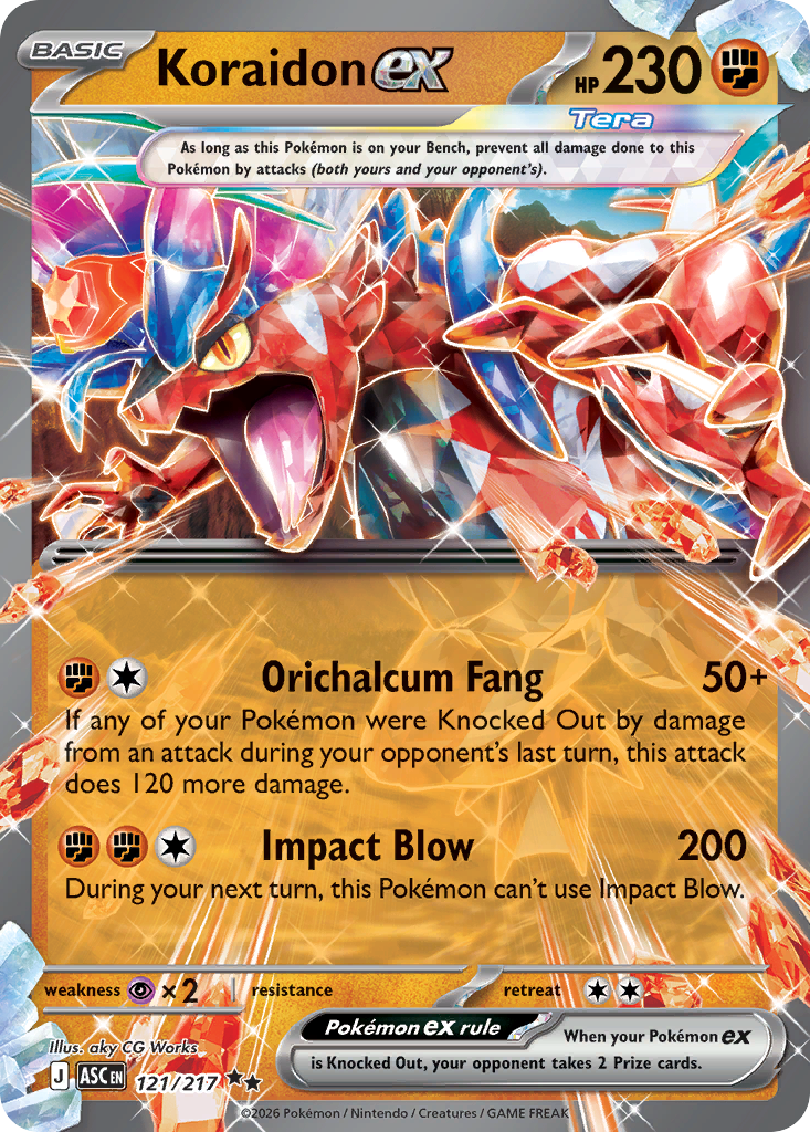 Koraidon ex (Ascended Heroes 121)