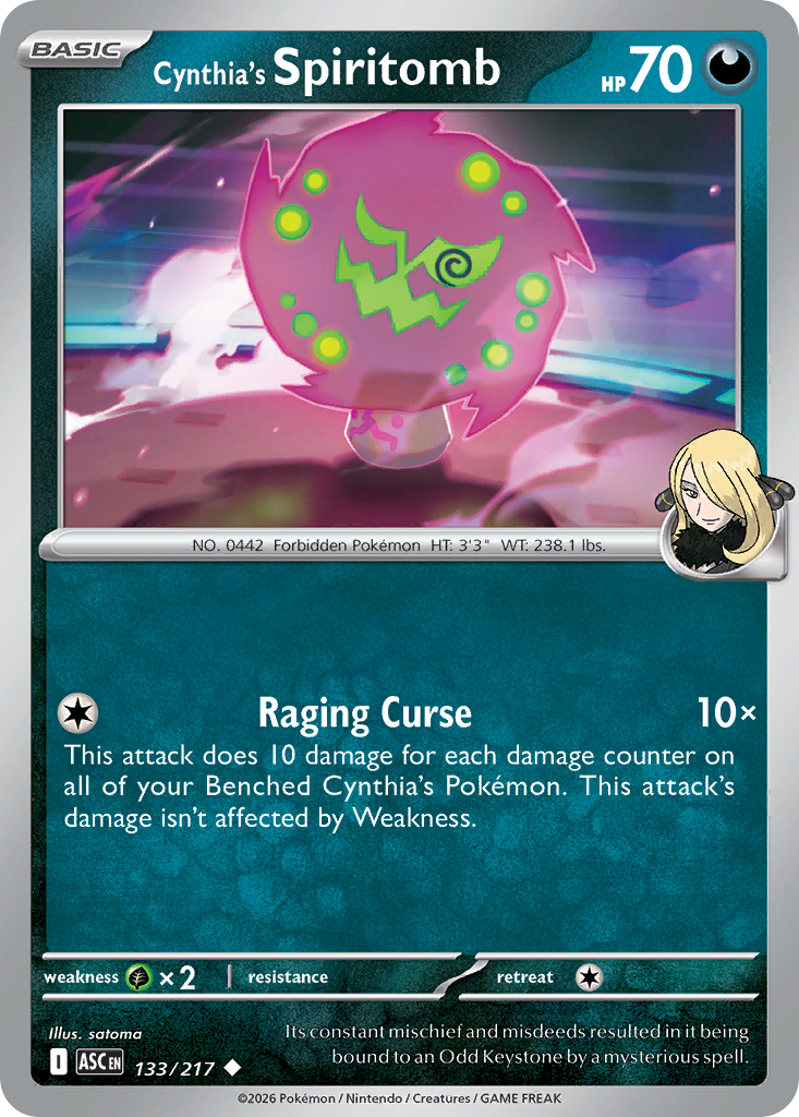 Cynthia's Spiritomb (Ascended Heroes 133)