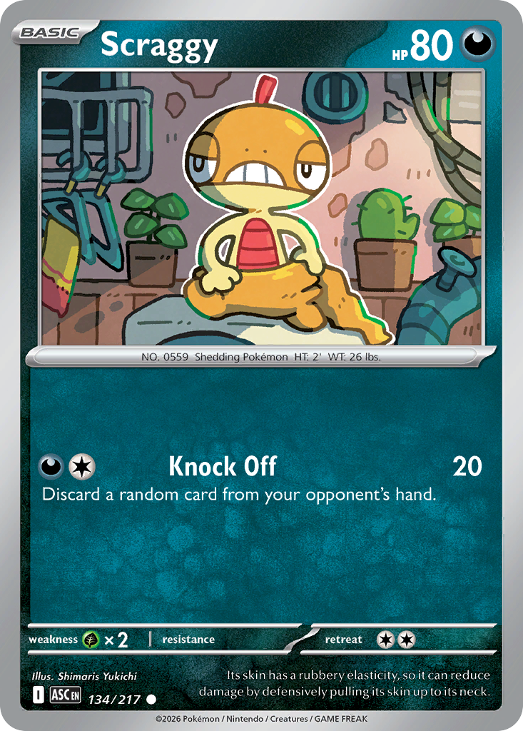Scraggy (Ascended Heroes 134)