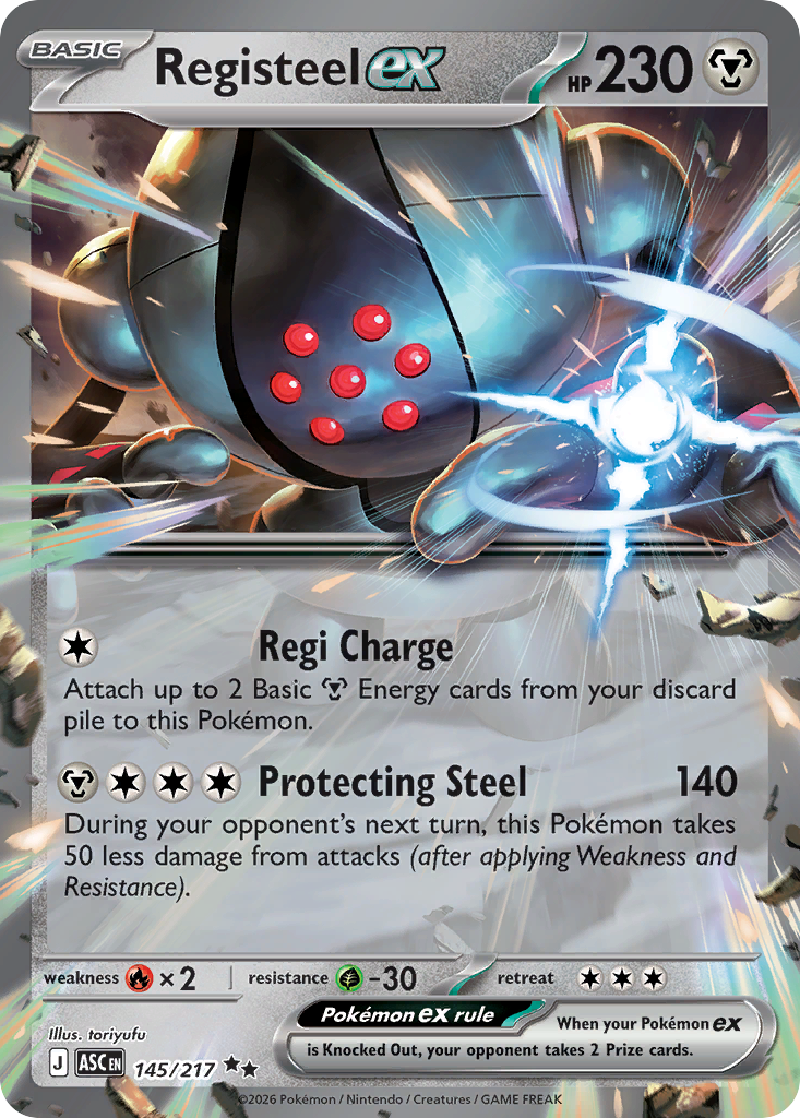 Registeel ex (Ascended Heroes 145)