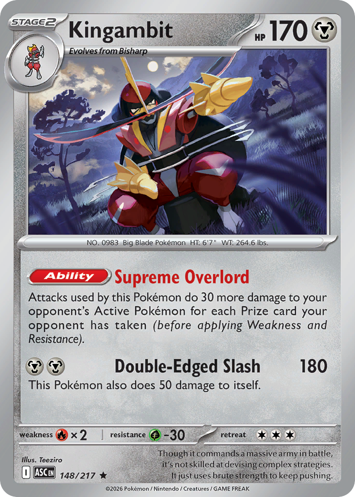 Kingambit (Ascended Heroes 148)