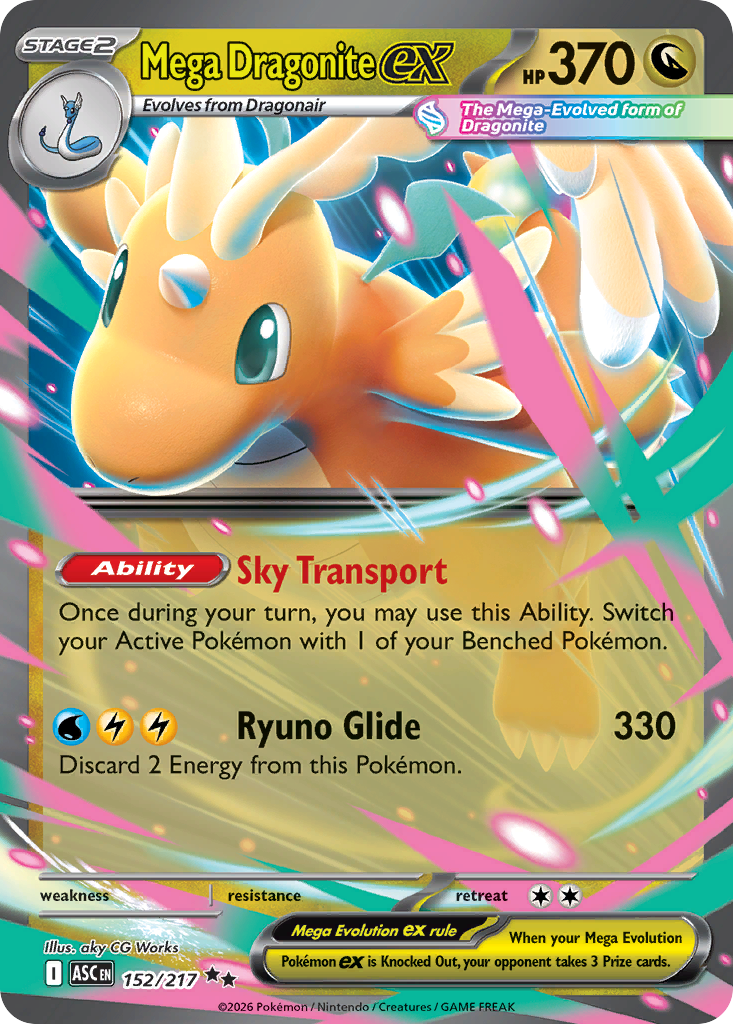 Mega Dragonite ex (Ascended Heroes 152)
