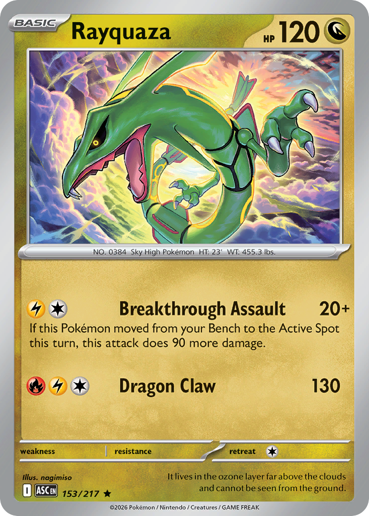 Rayquaza (Ascended Heroes 153)