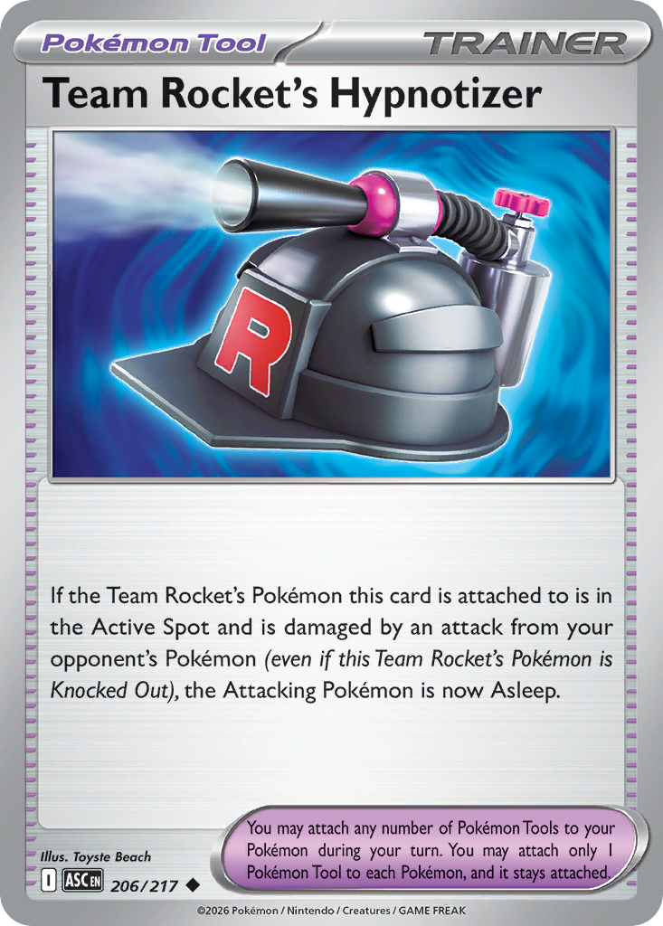 Team Rocket's Hypnotizer (Ascended Heroes 206)