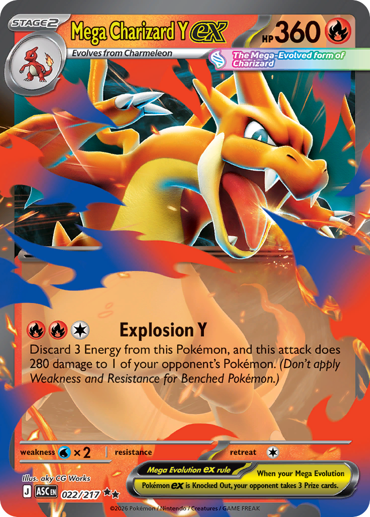 Mega Charizard Y ex (Ascended Heroes 22)