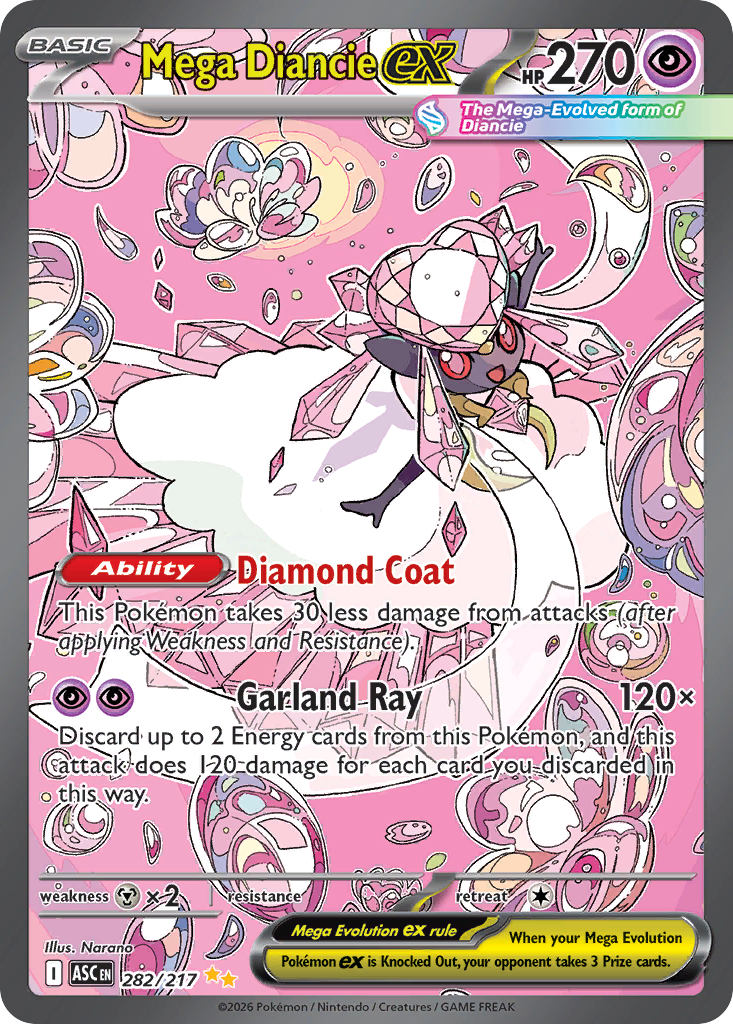 Mega Diancie ex (Ascended Heroes 282)