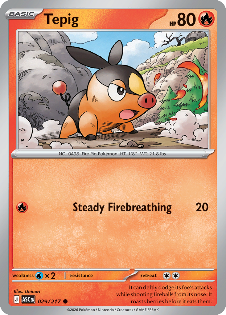 Tepig (Ascended Heroes 29)