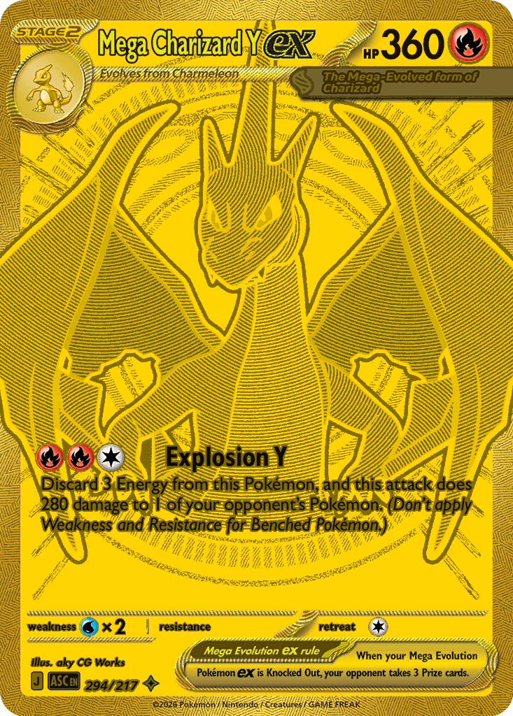 Mega Charizard Y ex (Ascended Heroes 294)