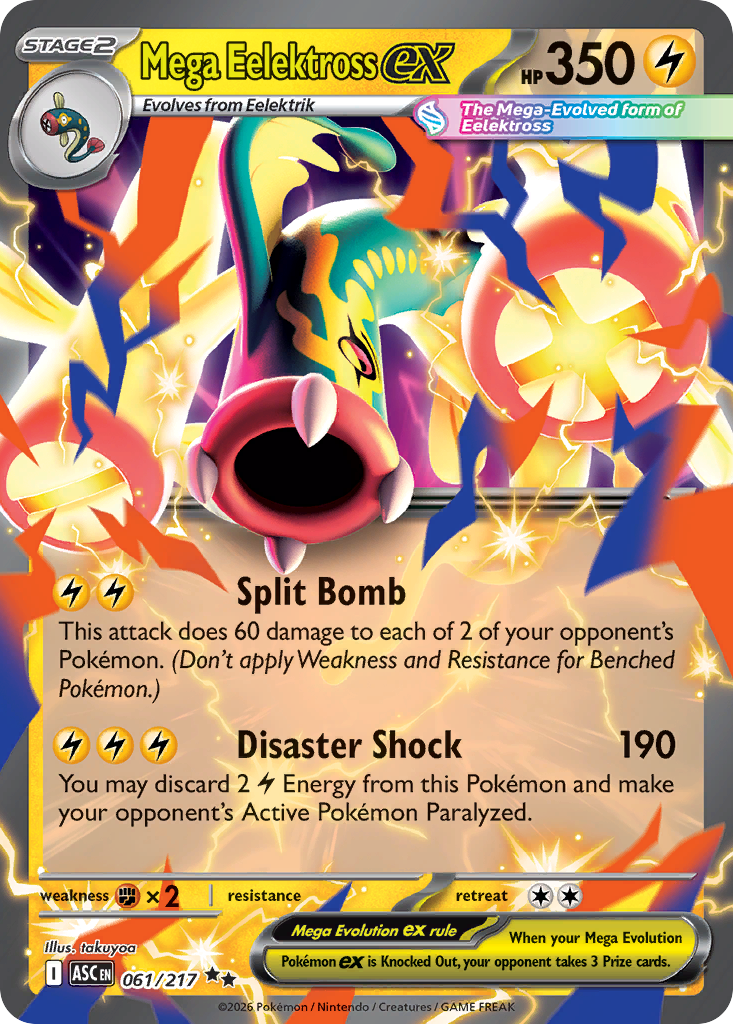 Mega Eelektross ex (Ascended Heroes 61)