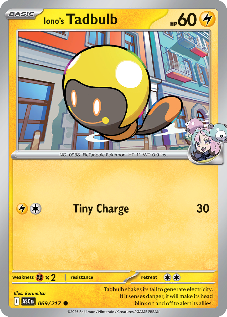 Iono's Tadbulb (Ascended Heroes 69)