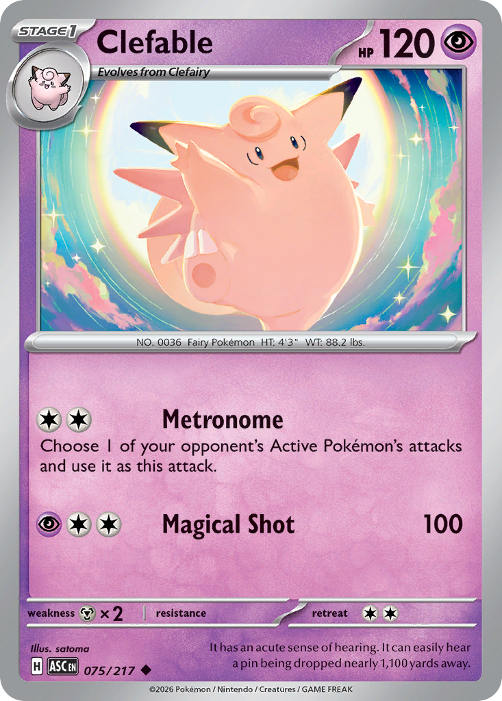 Clefable (Ascended Heroes 75)