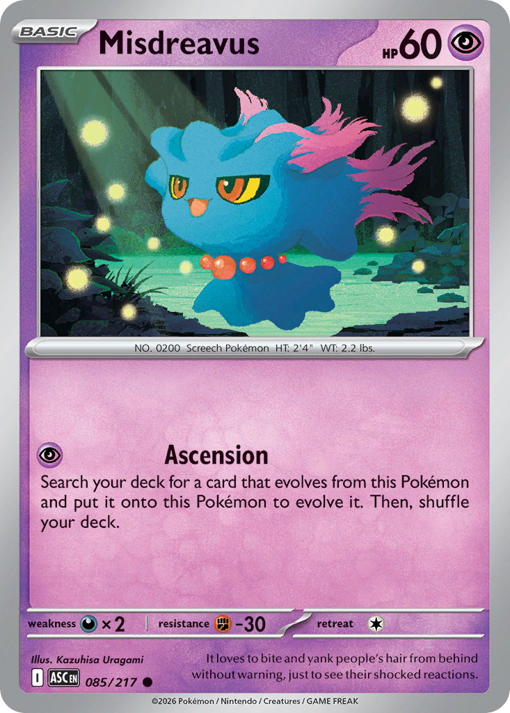 Misdreavus (Ascended Heroes 85)