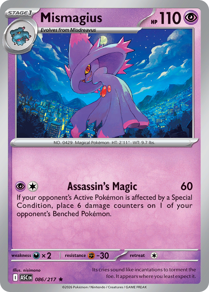 Mismagius (Ascended Heroes 86)